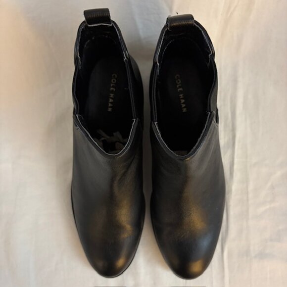 Cole Haan Landsman Black Leather Chelsea Boots Women's Size 8M - Picture 8 of 12